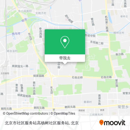 北京市社区服务站高杨树社区服务站地图