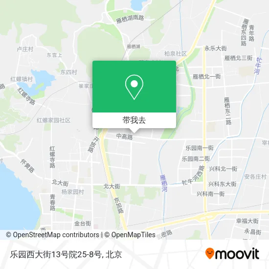 乐园西大街13号院25-8号地图