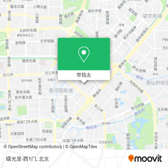 曙光里-西1门地图