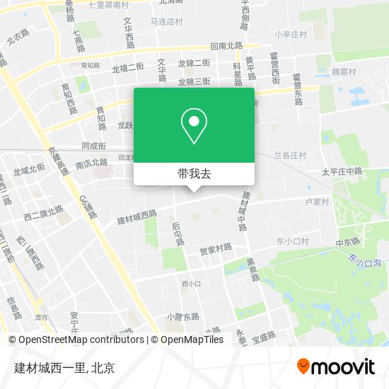建材城西一里地图