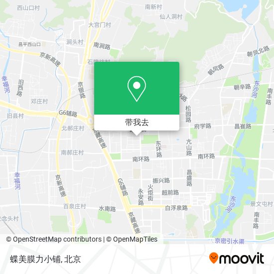蝶美膜力小铺地图