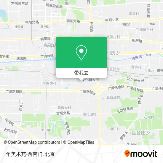 年美术苑-西南门地图