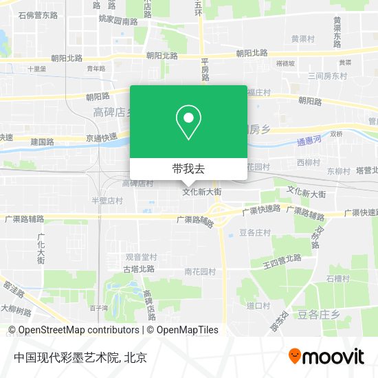 中国现代彩墨艺术院地图