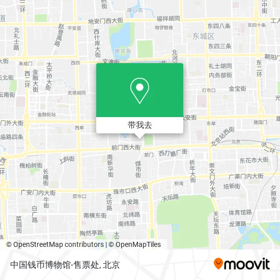 中国钱币博物馆-售票处地图