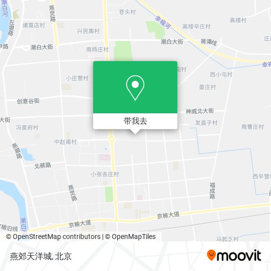 燕郊天洋城地图