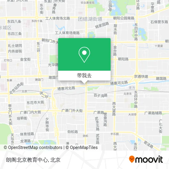 朗阁北京教育中心地图