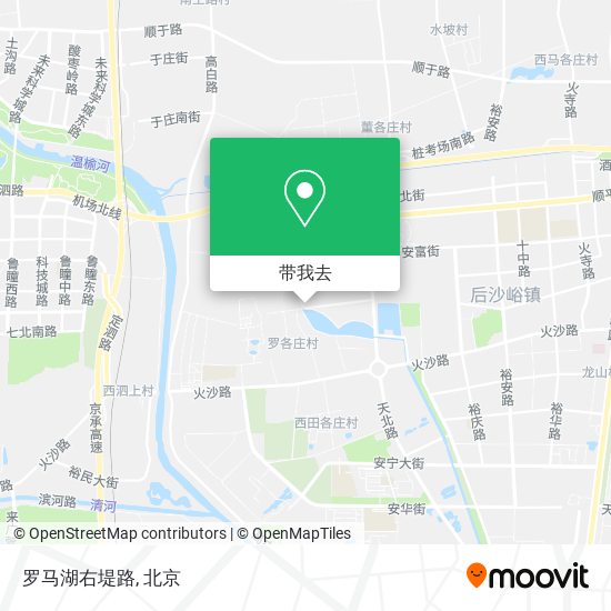罗马湖右堤路地图