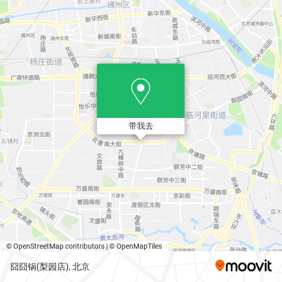 囧囧锅(梨园店)地图
