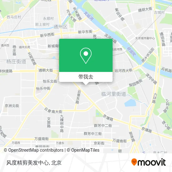 风度精剪美发中心地图
