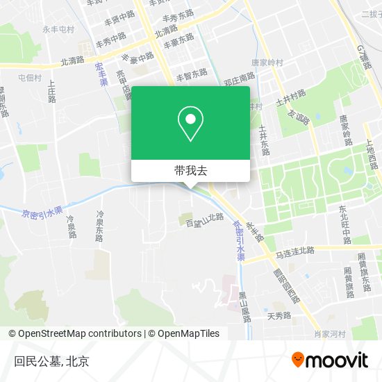 回民公墓地图