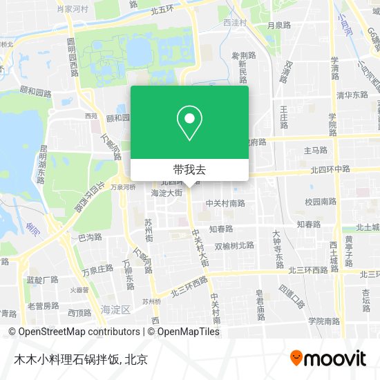 木木小料理石锅拌饭地图
