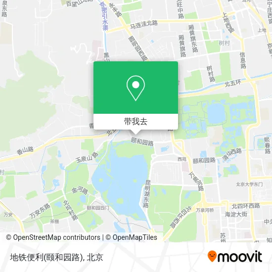 地铁便利(颐和园路)地图