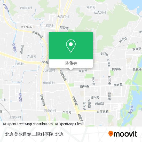北京美尔目第二眼科医院地图