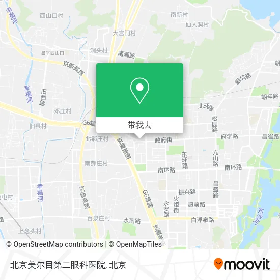 北京美尔目第二眼科医院地图