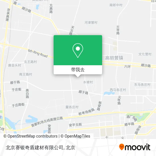 北京赛银奇盾建材有限公司地图
