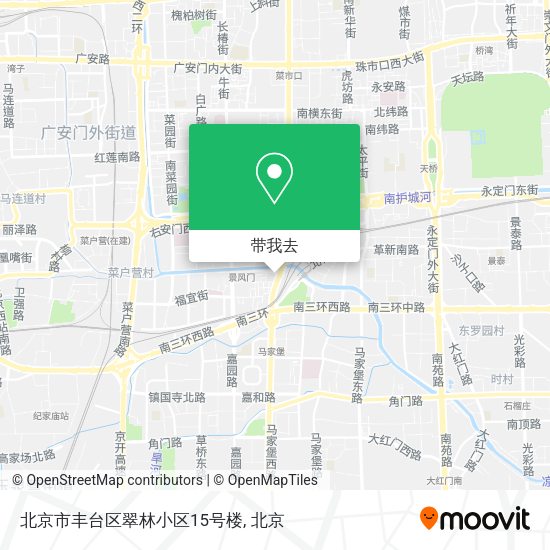 北京市丰台区翠林小区15号楼地图
