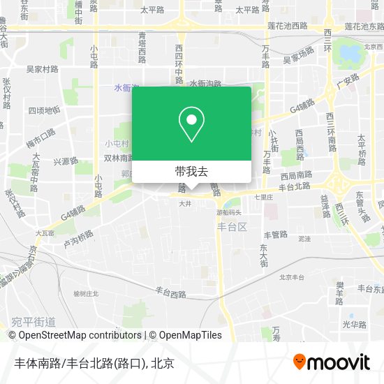 丰体南路/丰台北路(路口)地图