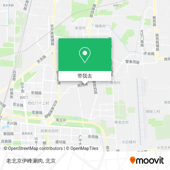 老北京伊峰涮肉地图
