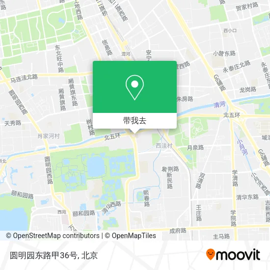 圆明园东路甲36号地图