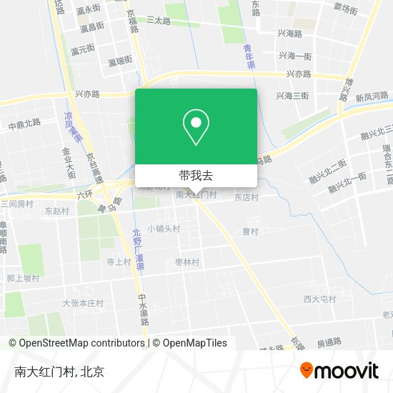 南大红门村地图