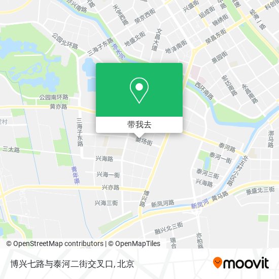 博兴七路与泰河二街交叉口地图