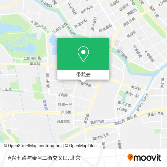 博兴七路与泰河二街交叉口地图