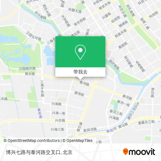 博兴七路与泰河路交叉口地图