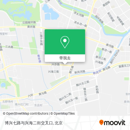 博兴七路与兴海二街交叉口地图