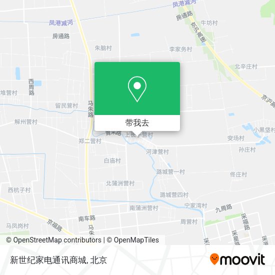 新世纪家电通讯商城地图