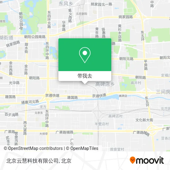 北京云慧科技有限公司地图