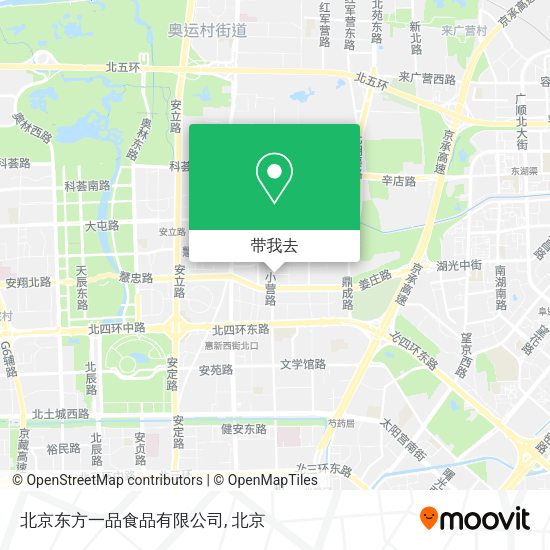 北京东方一品食品有限公司地图