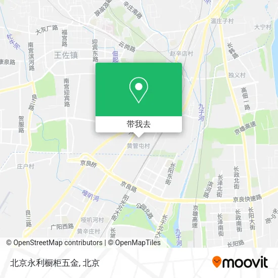 北京永利橱柜五金地图