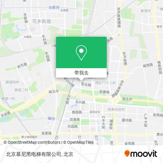 北京慕尼黑电梯有限公司地图