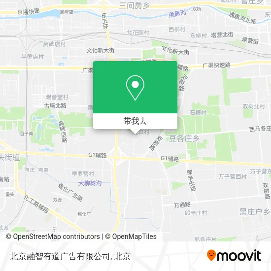 北京融智有道广告有限公司地图