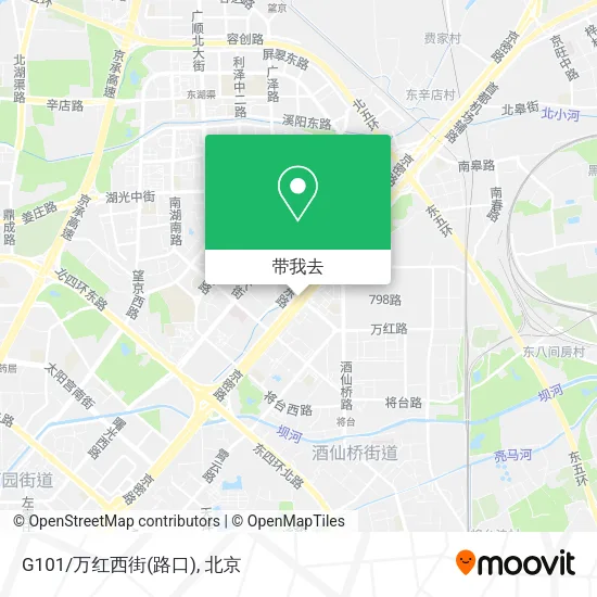 G101/万红西街(路口)地图