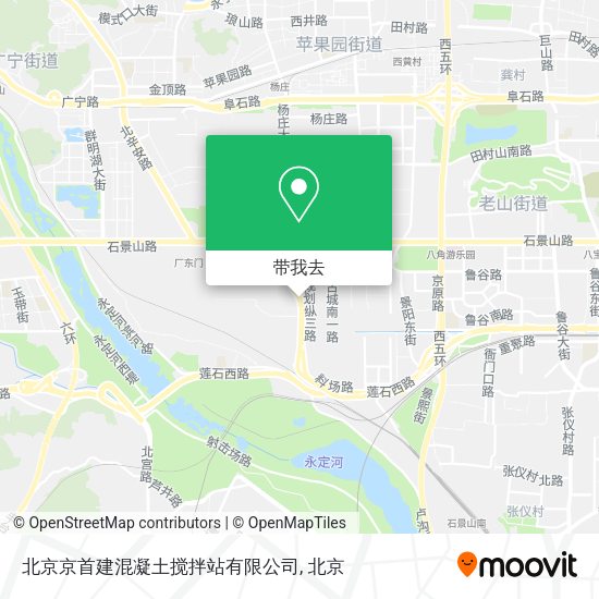 北京京首建混凝土搅拌站有限公司地图