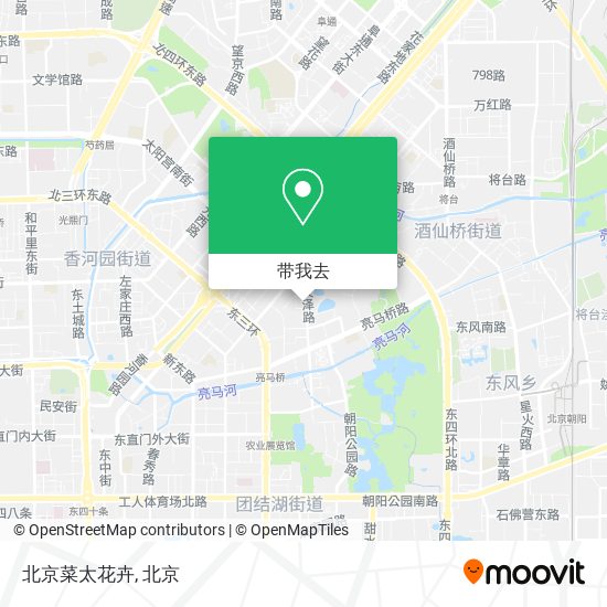 北京菜太花卉地图