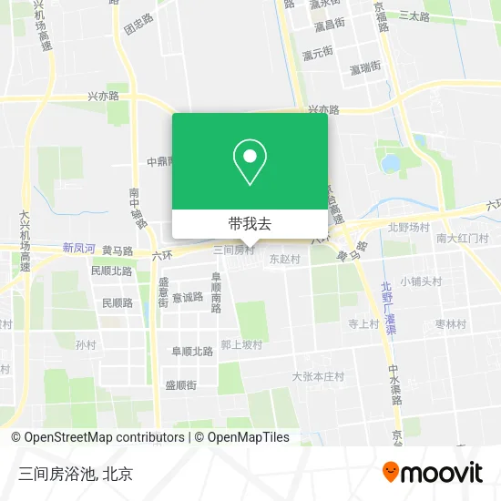 三间房浴池地图