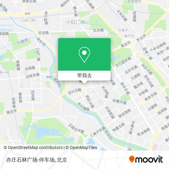 亦庄石林广场-停车场地图