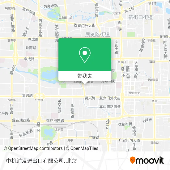 中机浦发进出口有限公司地图
