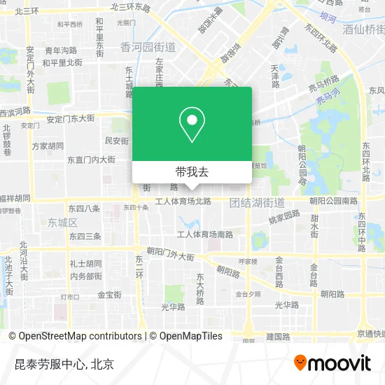 昆泰劳服中心地图
