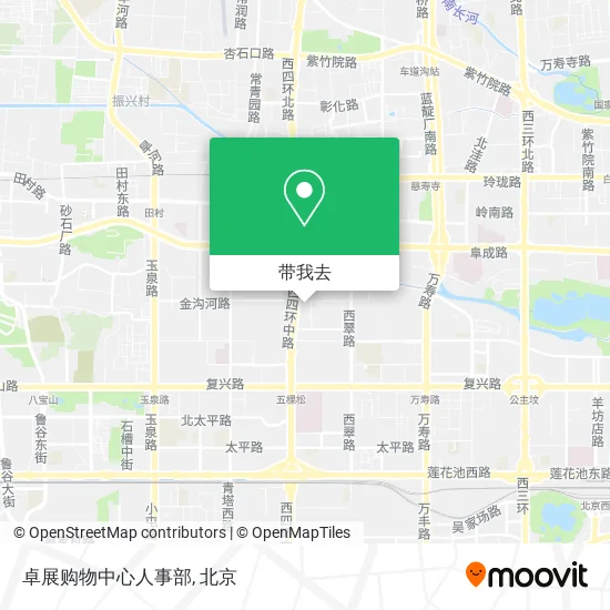 卓展购物中心人事部地图