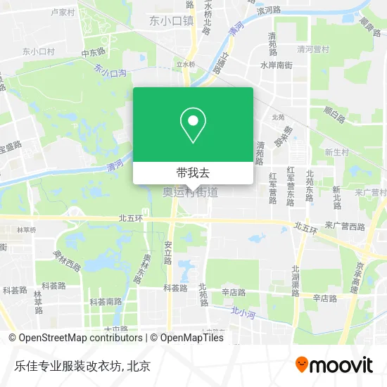 乐佳专业服装改衣坊地图