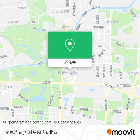 罗尼洗衣(万科星园店)地图