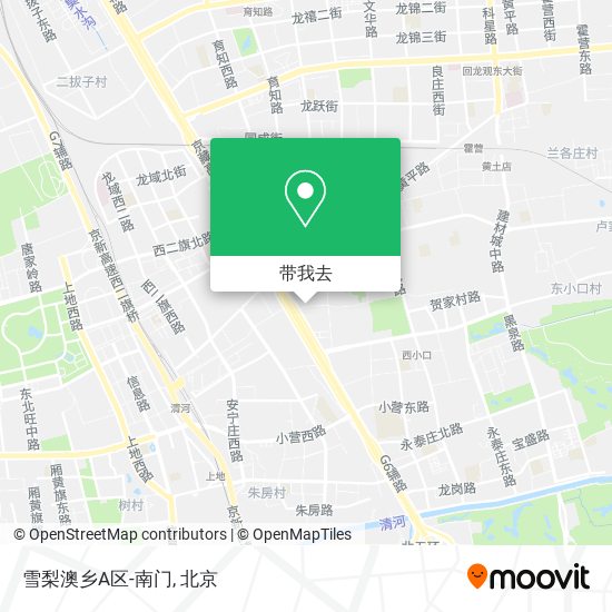 雪梨澳乡A区-南门地图