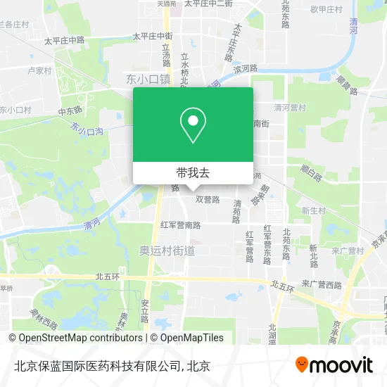 北京保蓝国际医药科技有限公司地图