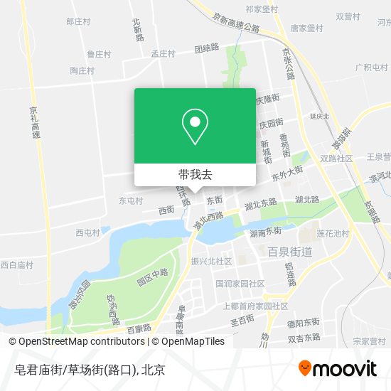 皂君庙街/草场街(路口)地图