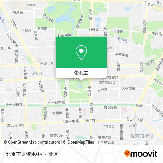 北京英东潜水中心地图