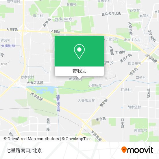七星路南口地图