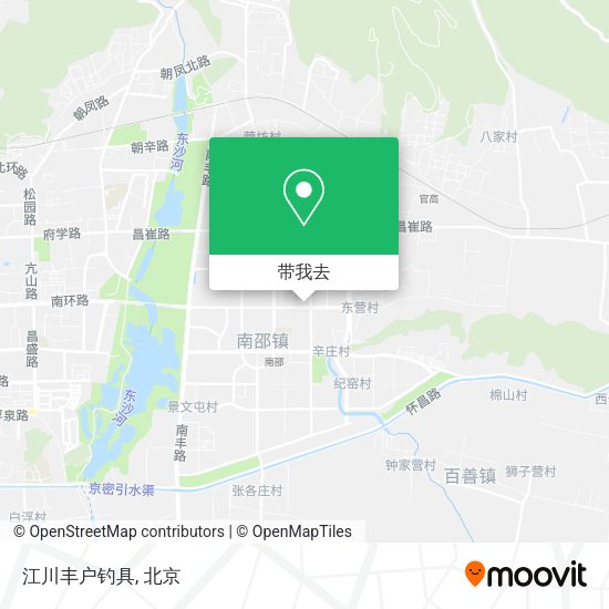 江川丰户钓具地图